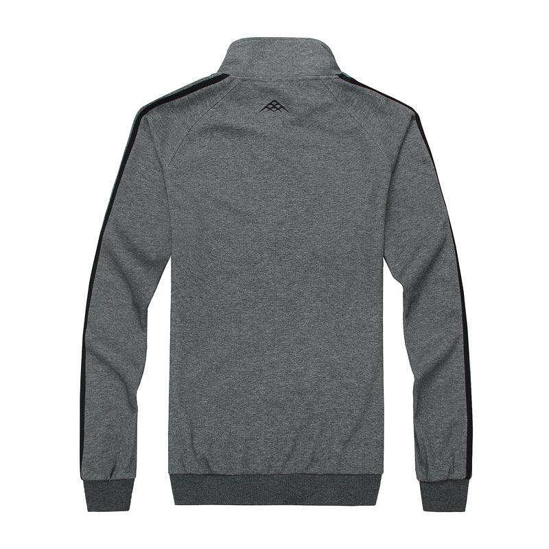 Men Sportswear Suit Lightweight Two-Piece Full Zip Contrast Design
