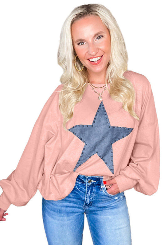 Loose Round Neck Printed Pullover Sweater I Ideal for Autumn and Winter