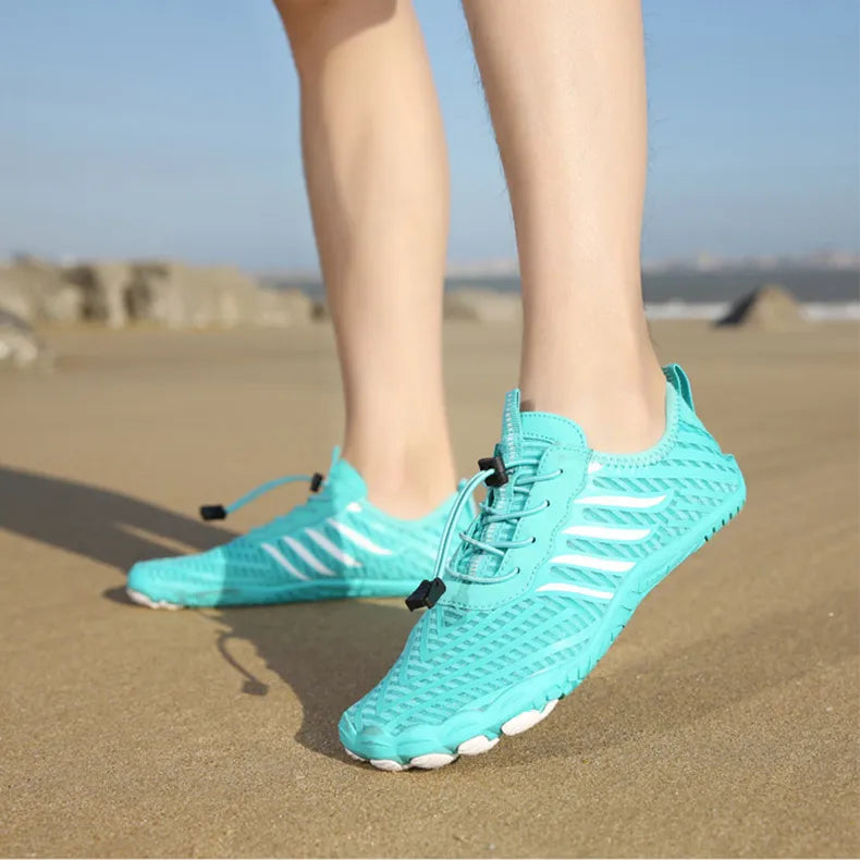 Men's Summer Water Shoes Rubber Sole Slip-On for Swimming and Beach