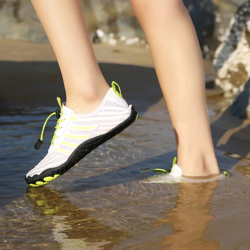 Men's Summer Water Shoes Rubber Sole Slip-On for Swimming and Beach