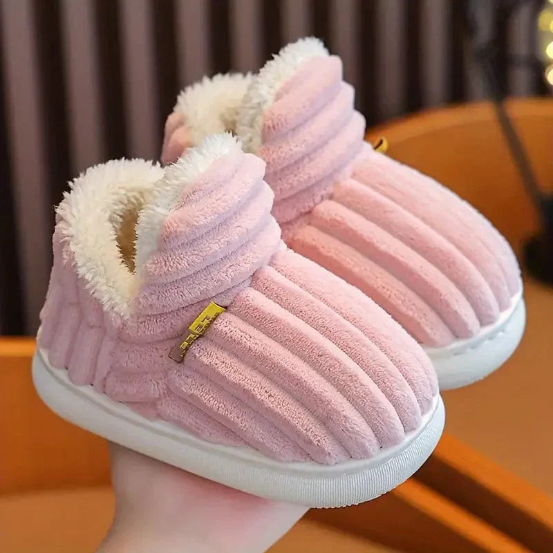Women Winter Slippers With Thick Sole And Non Slip Grip