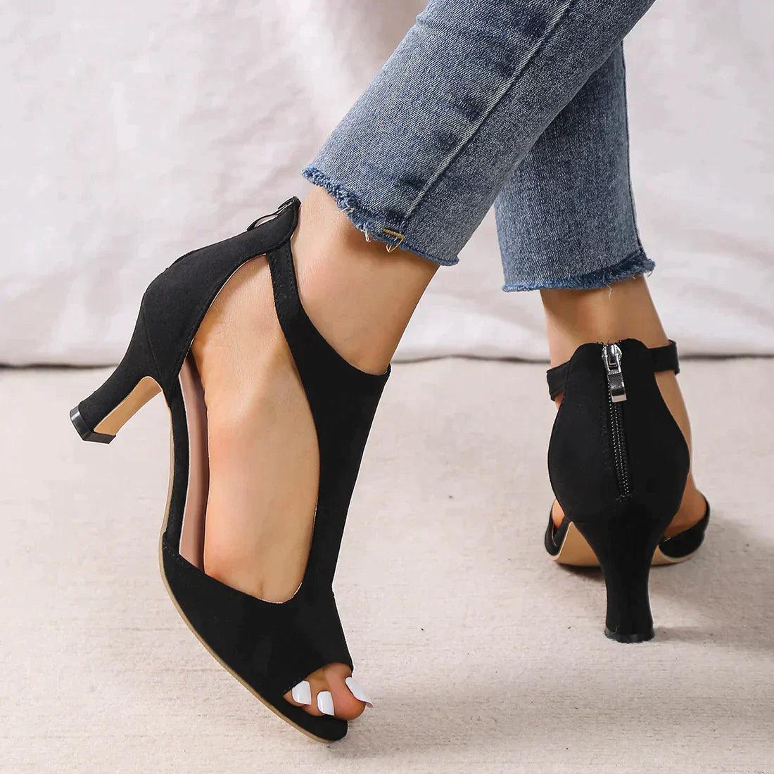 Women Summer Sandals With Arch Support Cushioned Sole And Open Toe