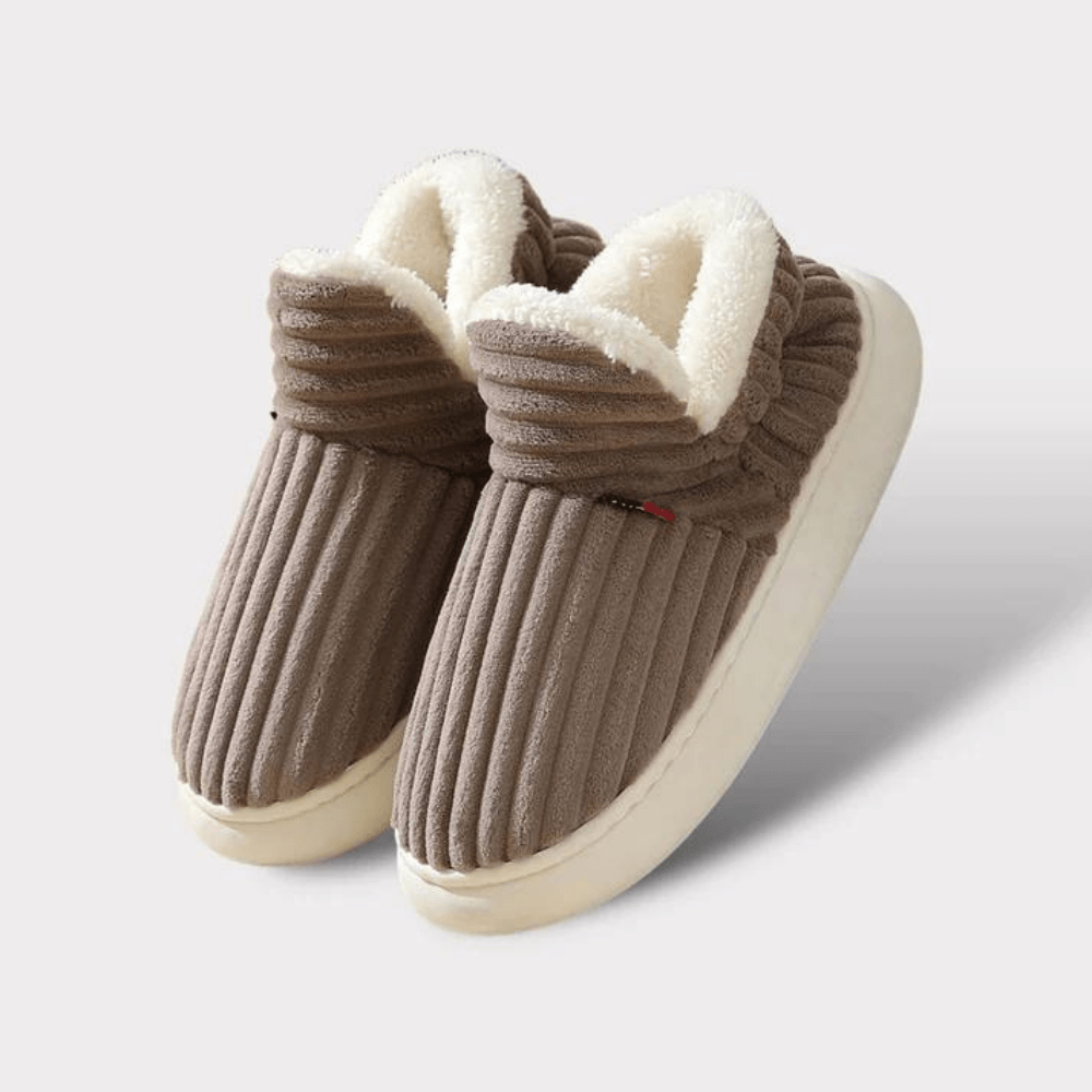 Women Winter Slippers With Thick Sole And Non Slip Grip
