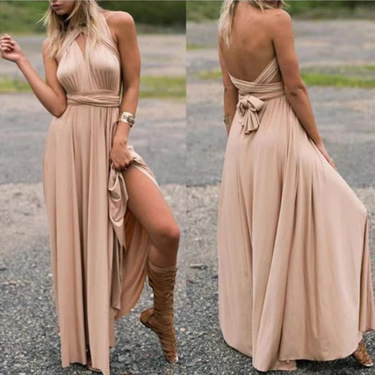 Ladies Evening Dress | One-shoulder Maxi