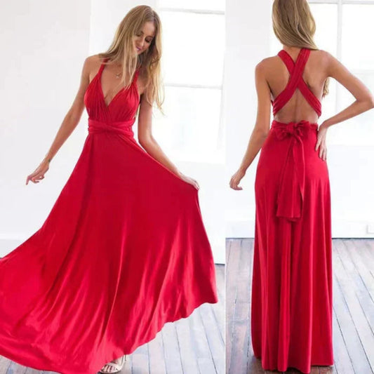 Ladies Evening Dress | One-shoulder Maxi