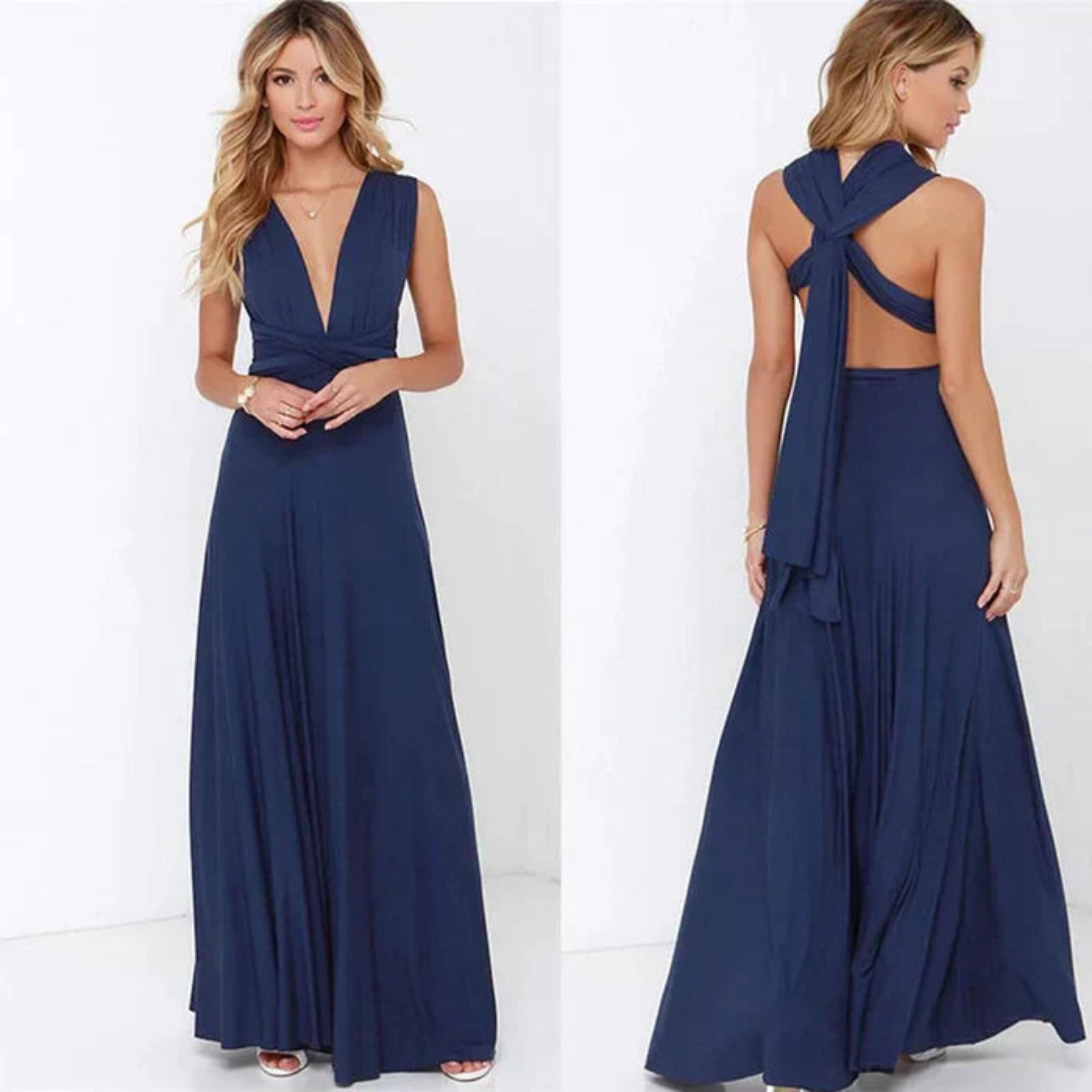 One-shoulder Maxi