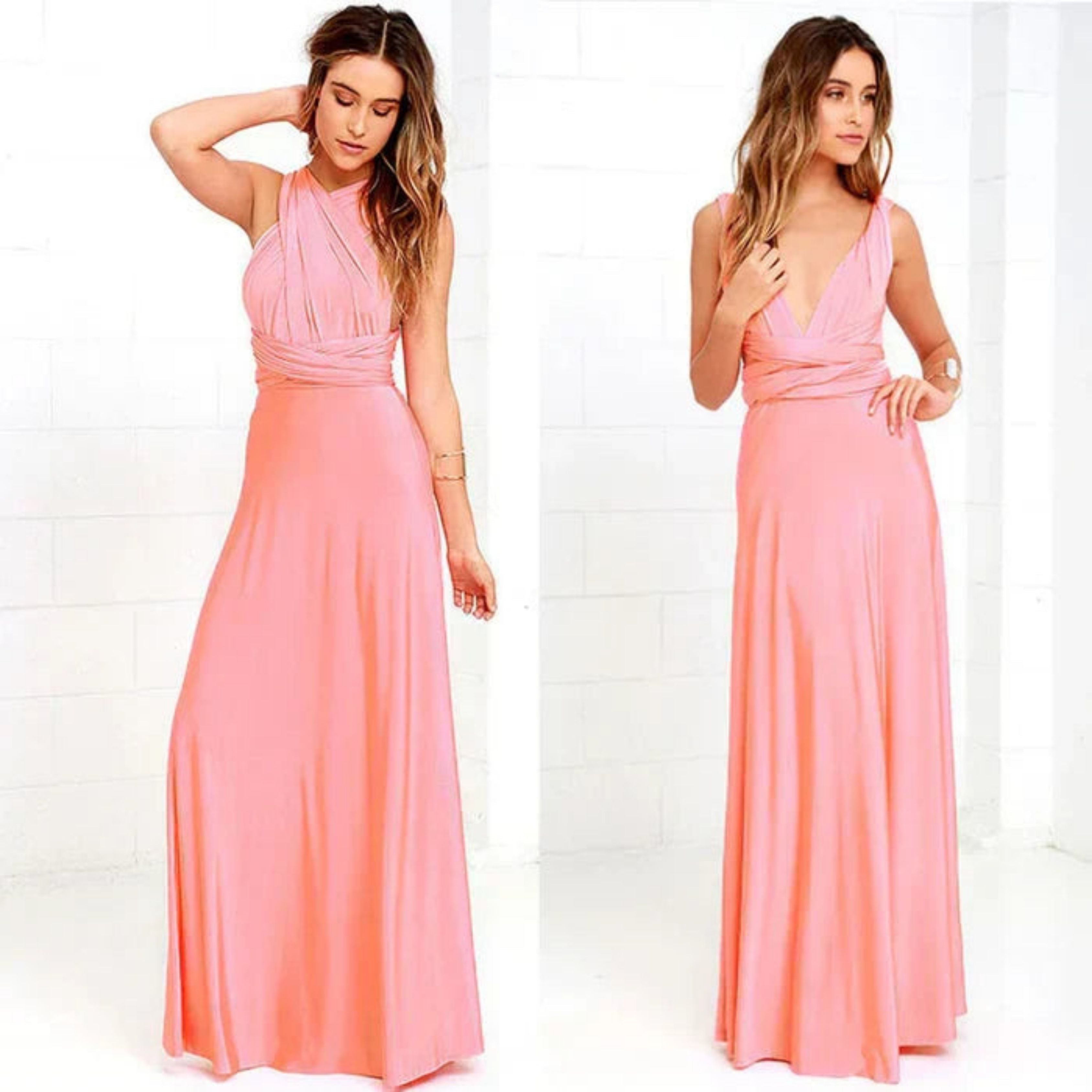 One-shoulder Maxi