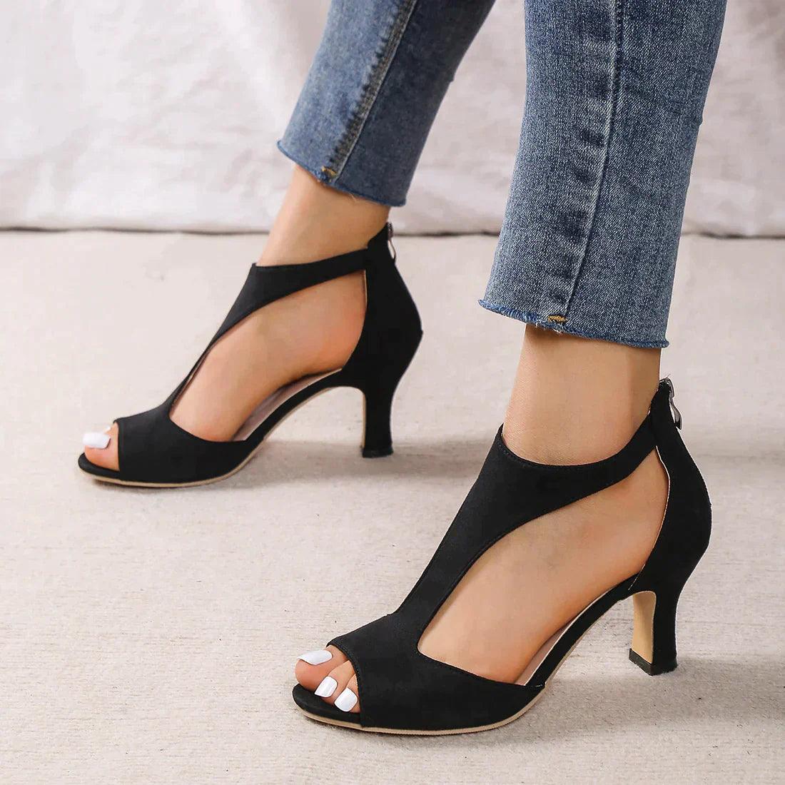 Women Summer Sandals With Arch Support Cushioned Sole And Open Toe