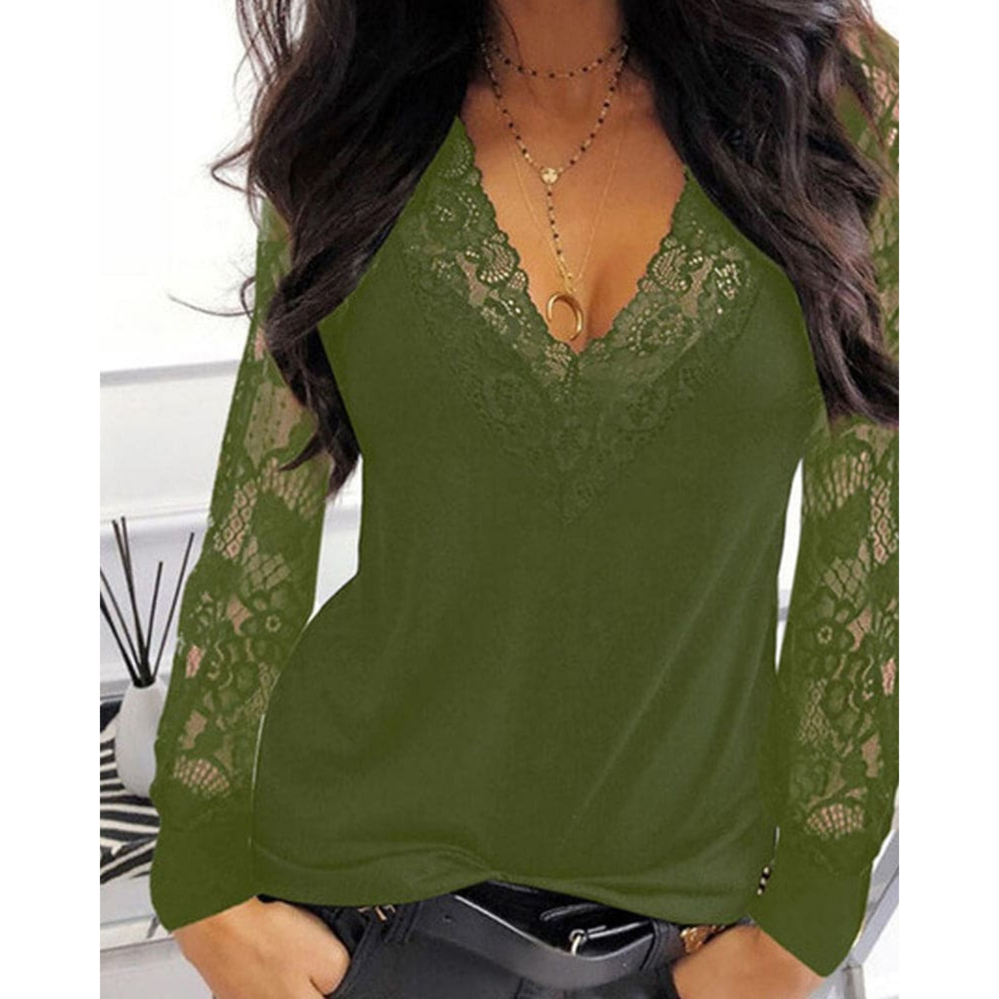 Long Sleeve Lace Design