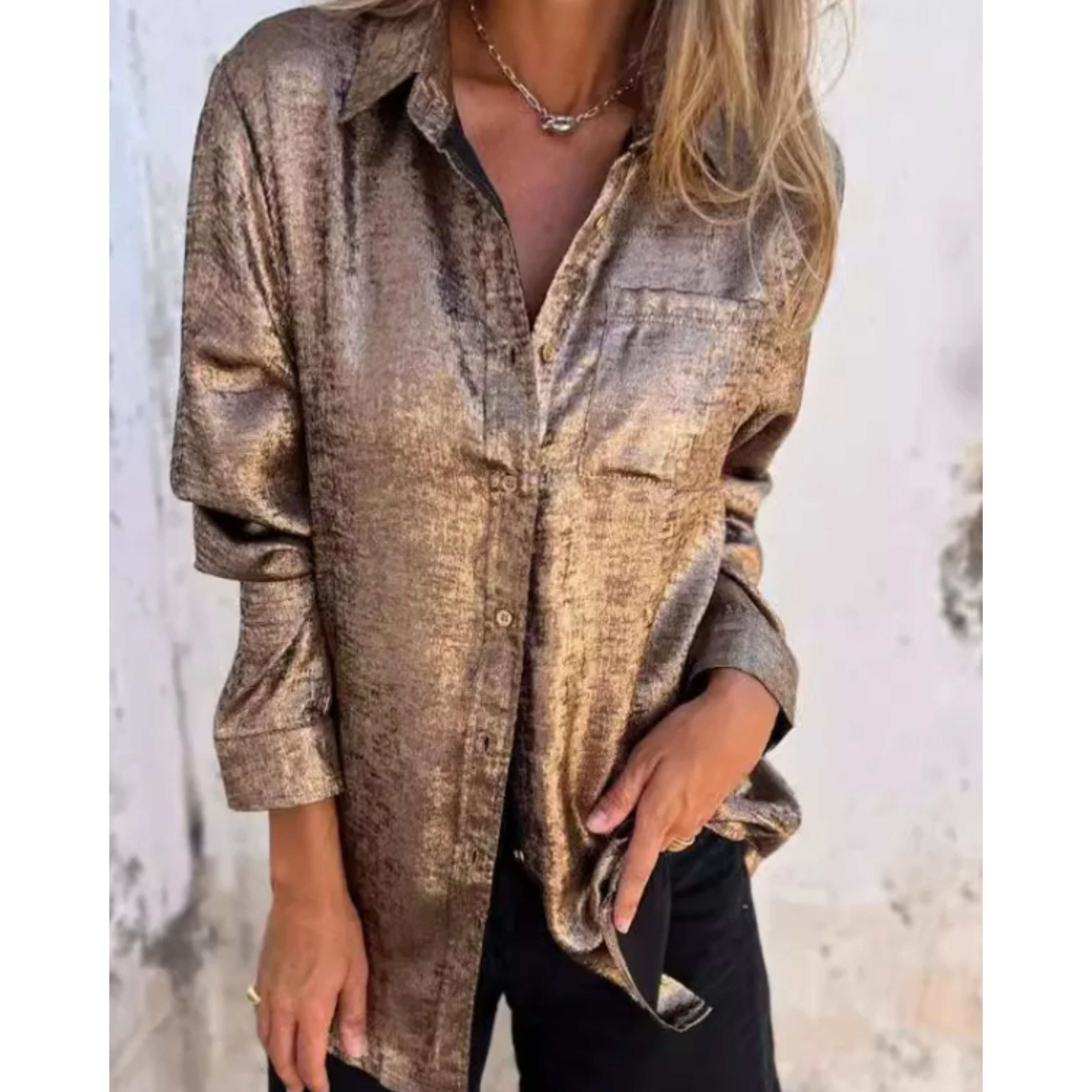 Long Sleeve Button-Up