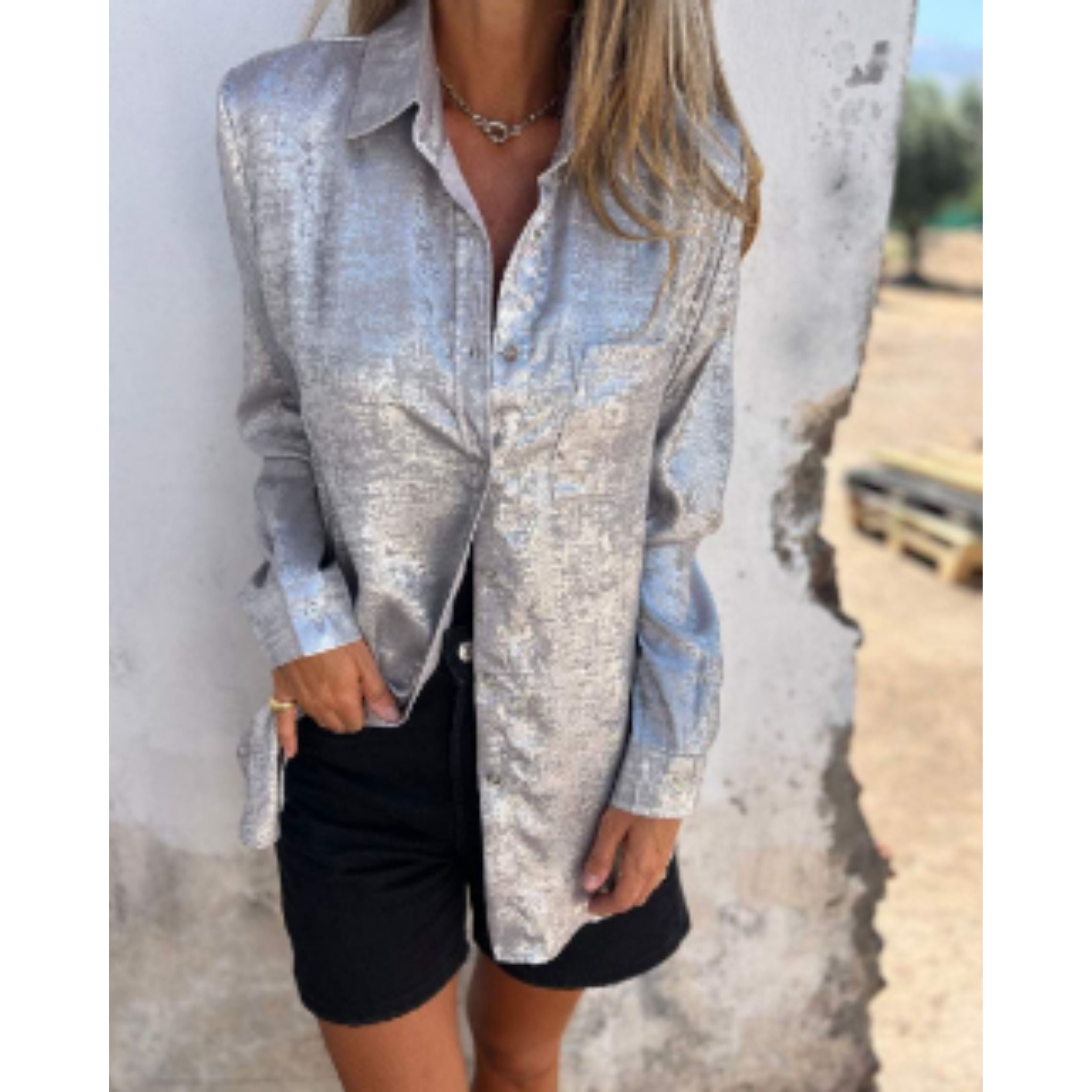 Long Sleeve Button-Up