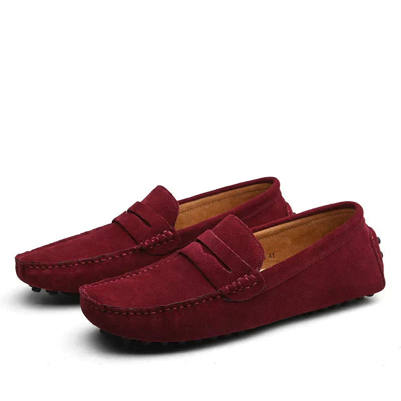 Men Slip-On Loafers Soft Lining With Rounded Toe And Structured Sole