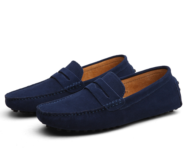 Men Slip-On Loafers Soft Lining With Rounded Toe And Structured Sole