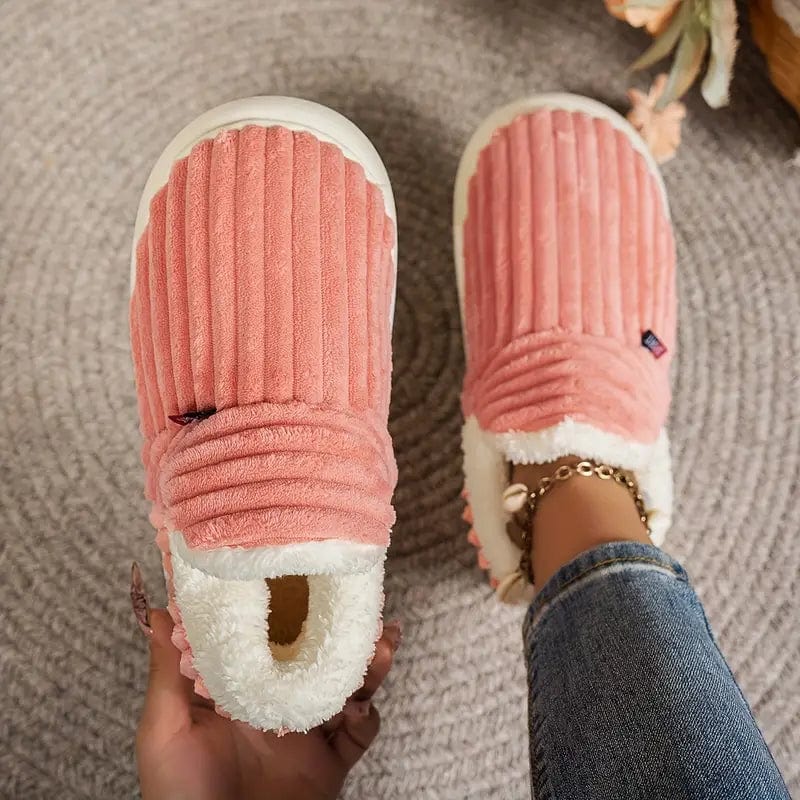 Women Winter Slippers With Thick Sole And Non Slip Grip