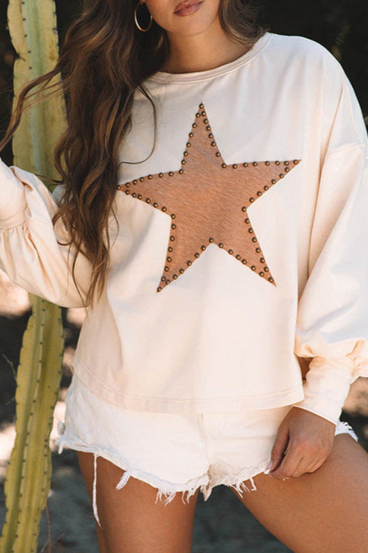 Loose Round Neck Printed Pullover Sweater I Ideal for Autumn and Winter