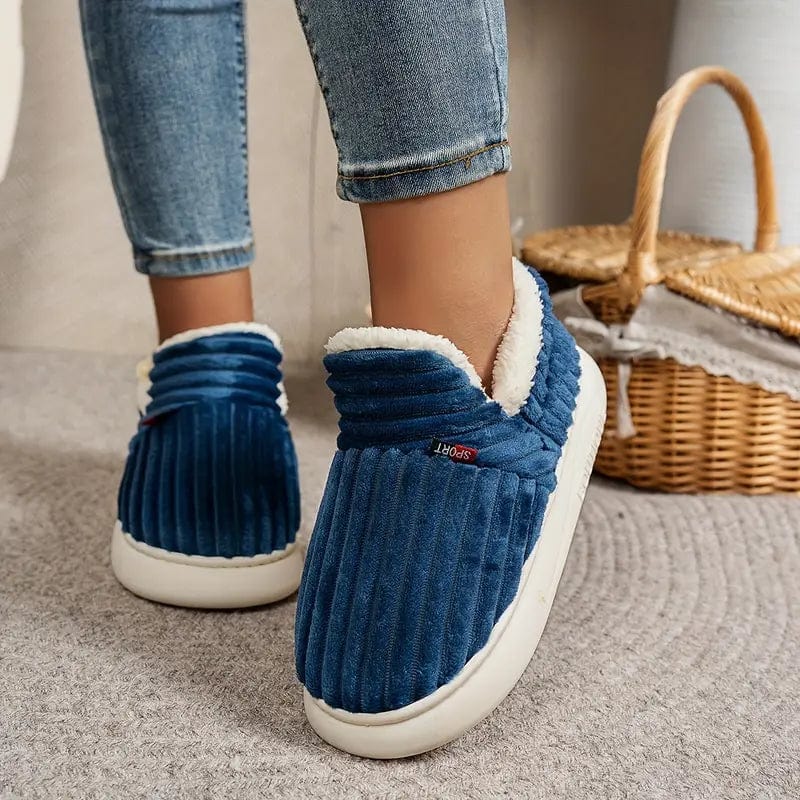 Women Winter Slippers With Thick Sole And Non Slip Grip