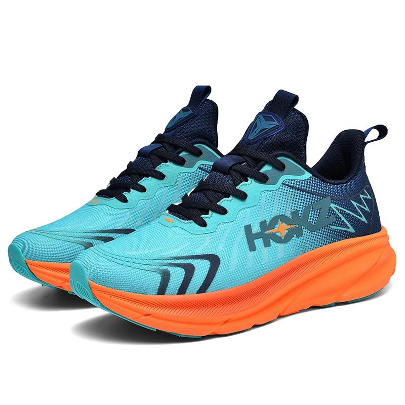 Men Running Shoes With Spring Sole And Shock Absorption