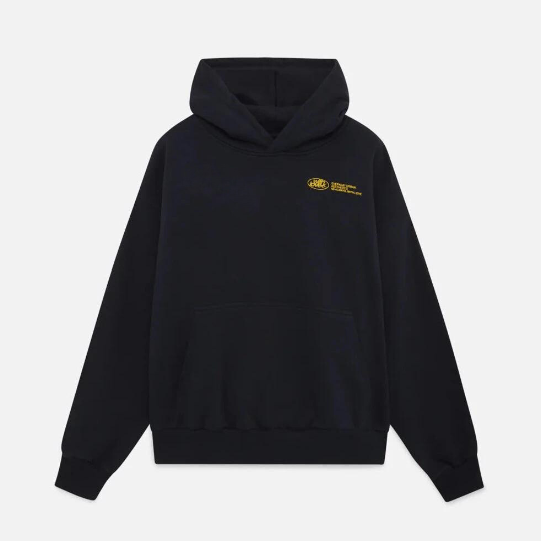 Women Autumn Fleece Hoodie Adjustable Hood Relaxed Fit