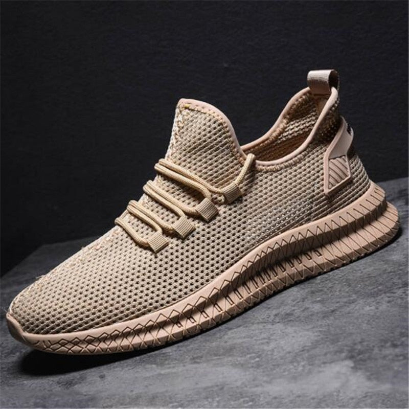 Men’s Spring Sports Shoes Breathable Mesh Flexible Sole