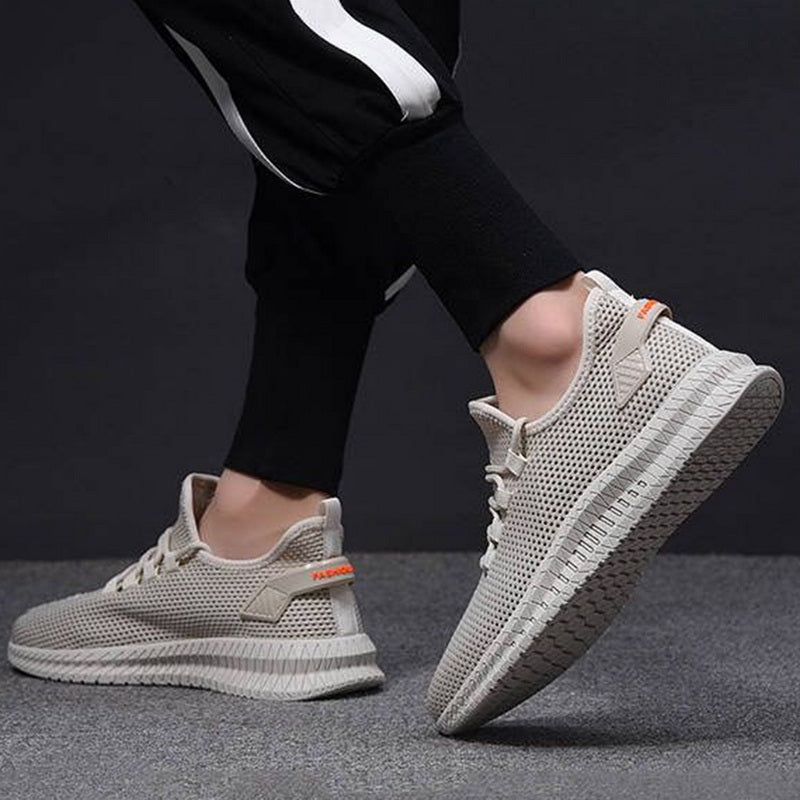 Men’s Spring Sports Shoes Breathable Mesh Flexible Sole