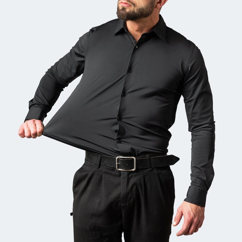 Men Shirt Wrinkle Resistant With Stretch And Quick Dry