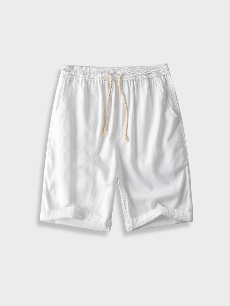 Men Spring Shirt and Shorts Set Short Sleeve Lightweight Breathable